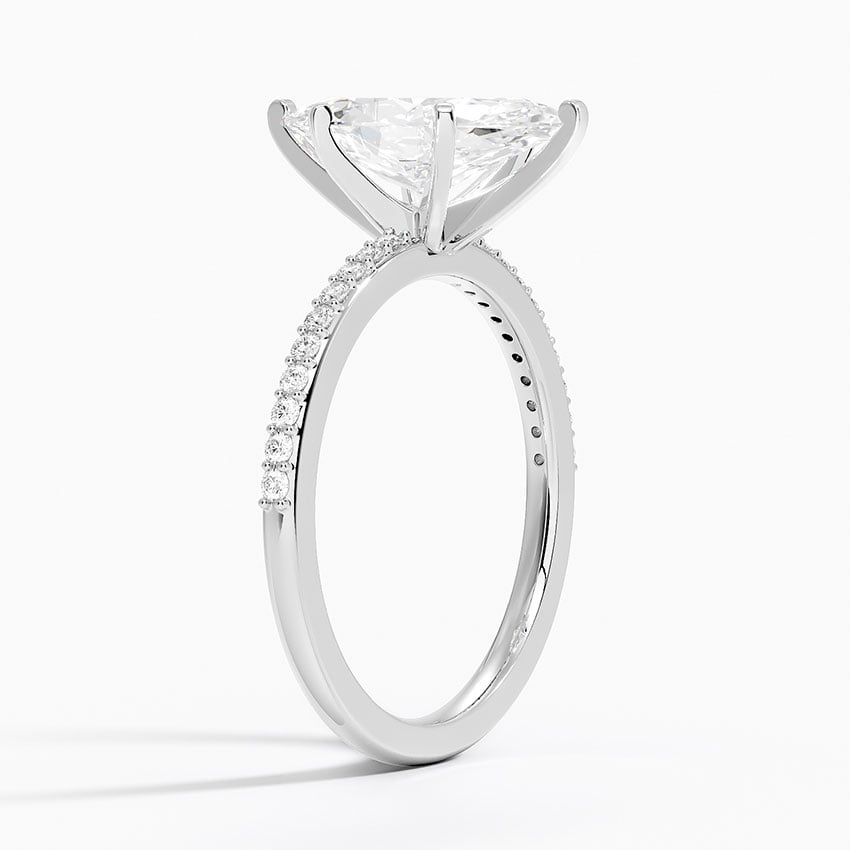 Delicate Shared Prong Diamond Ring - Brilliant Earth