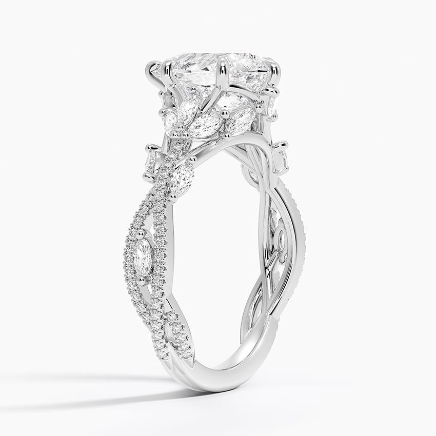 Luxe Secret Garden Diamond Engagement Ring