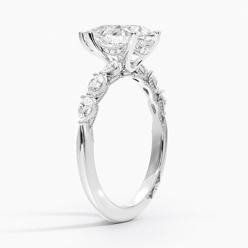 Tacori Sculpted Crescent Engagement Ring