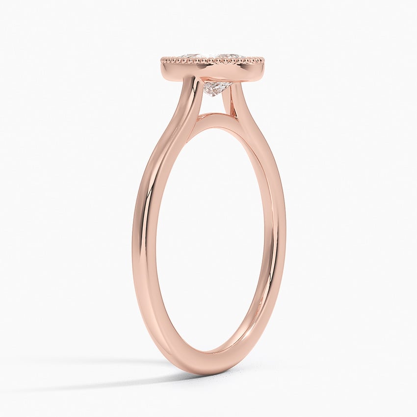 14K Rose Gold Margot Bezel Ring