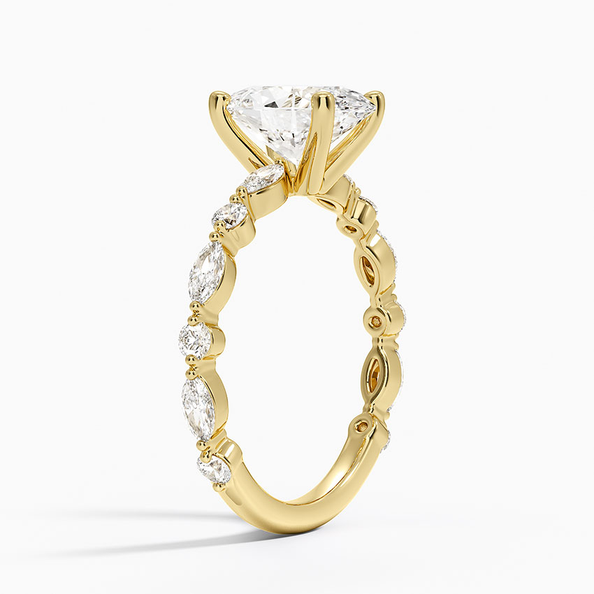 18K Yellow Gold Luxe Versailles Diamond Ring (1/2 ct. tw.)