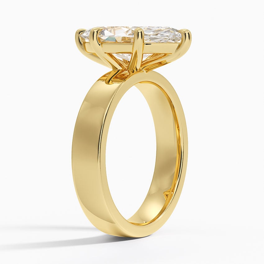 18K Yellow Gold Peyton Solitaire Ring