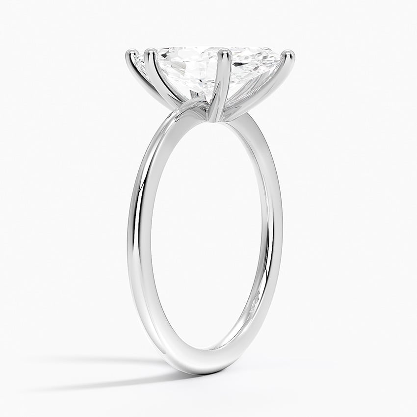 18K White Gold Aimee Solitaire Ring