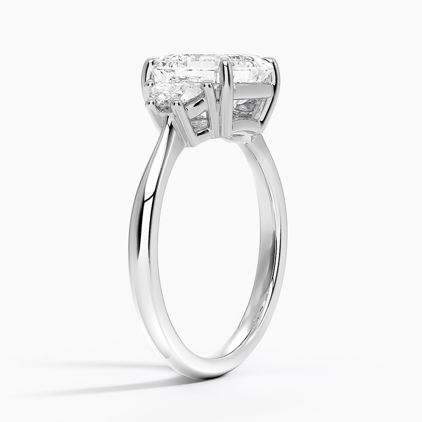 Half Moon Three Stone Diamond Ring (1/4 ct. tw.)