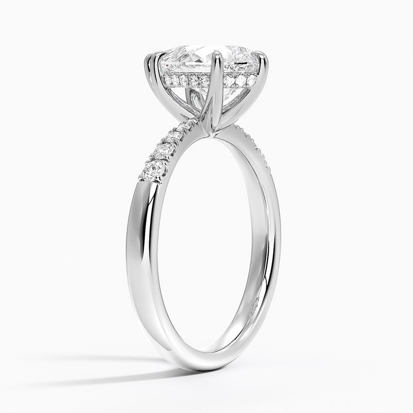 Bella Hidden Halo Diamond Ring
