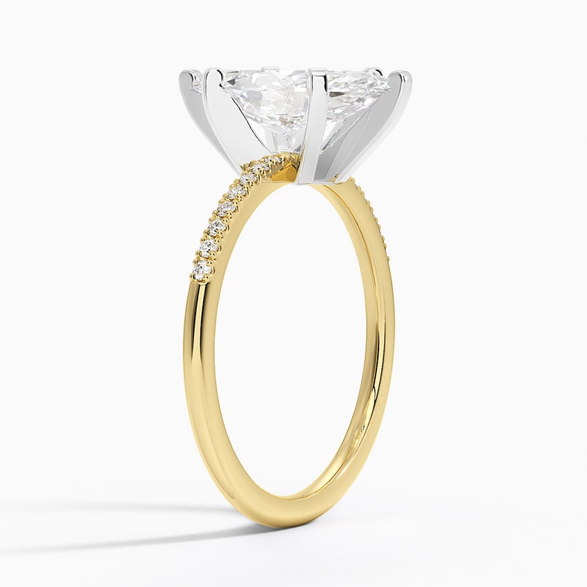 18K Yellow Gold Whisper Diamond Ring