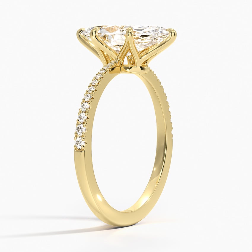 Petite Tapered Diamond Ring