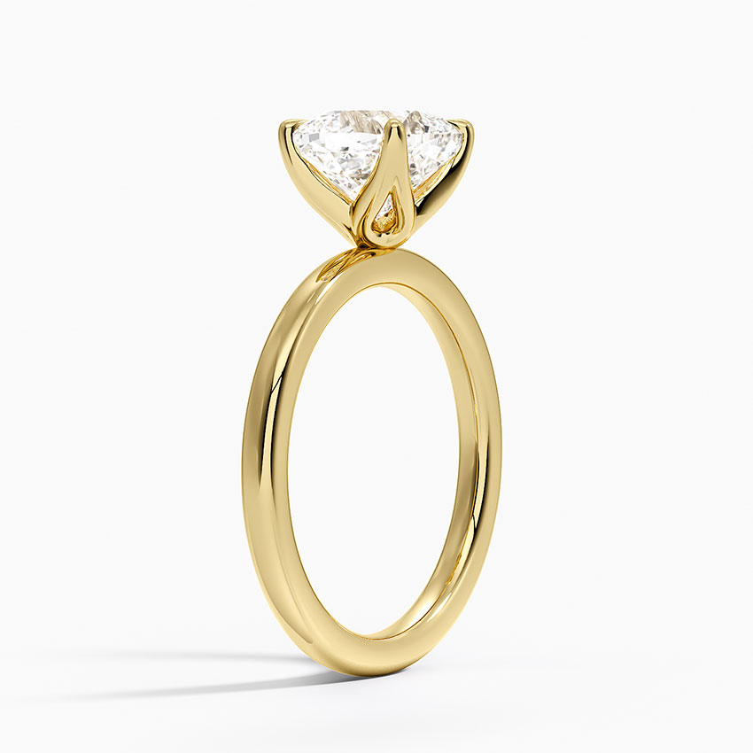 2mm Petite Elodie Perfect Fit Solitaire Ring in 18K Yellow Gold