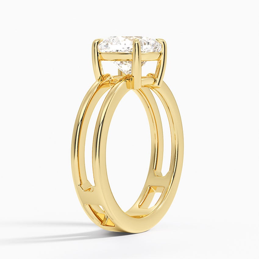 Double Band Engagement Ring - Aimee
