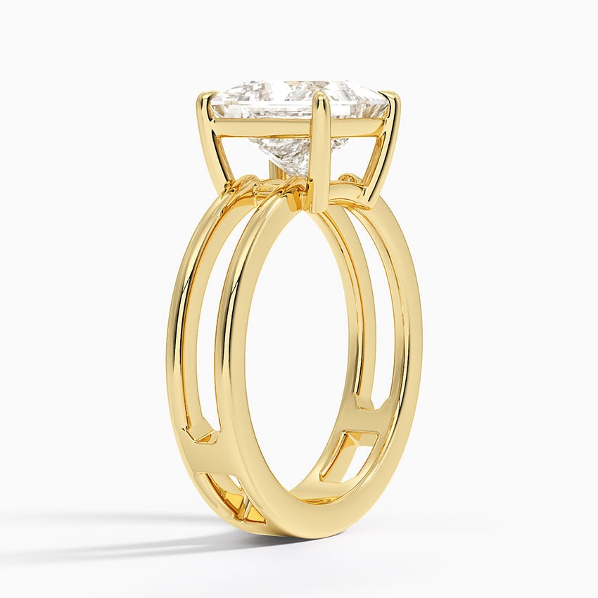 Double Band Engagement Ring - Aimee