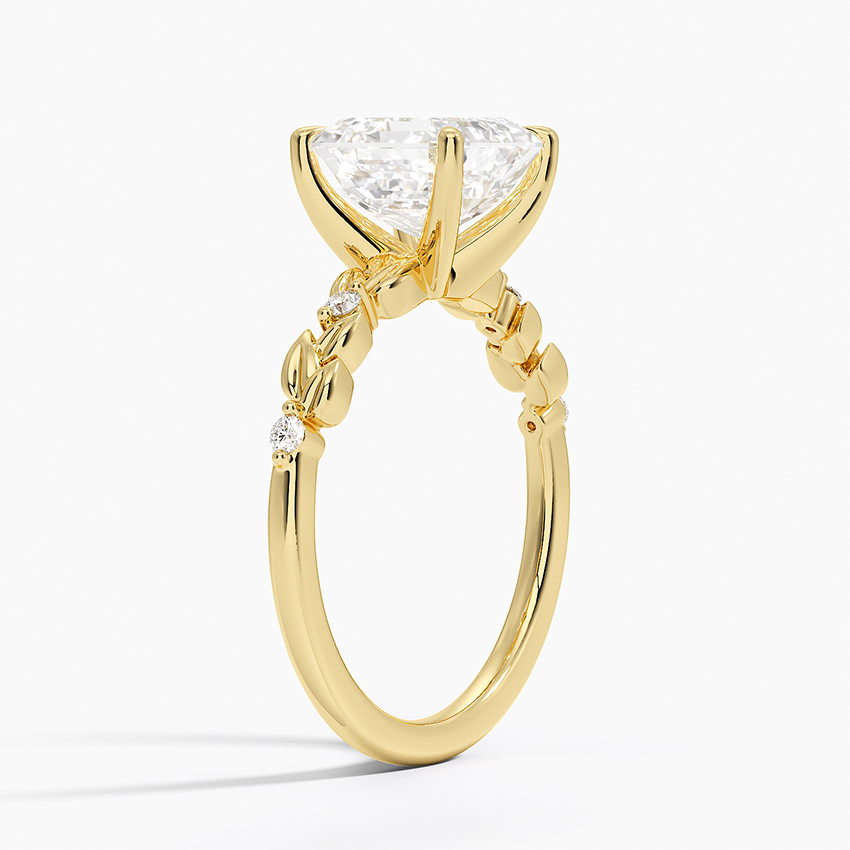 Leaves and Buds Diamond Ring