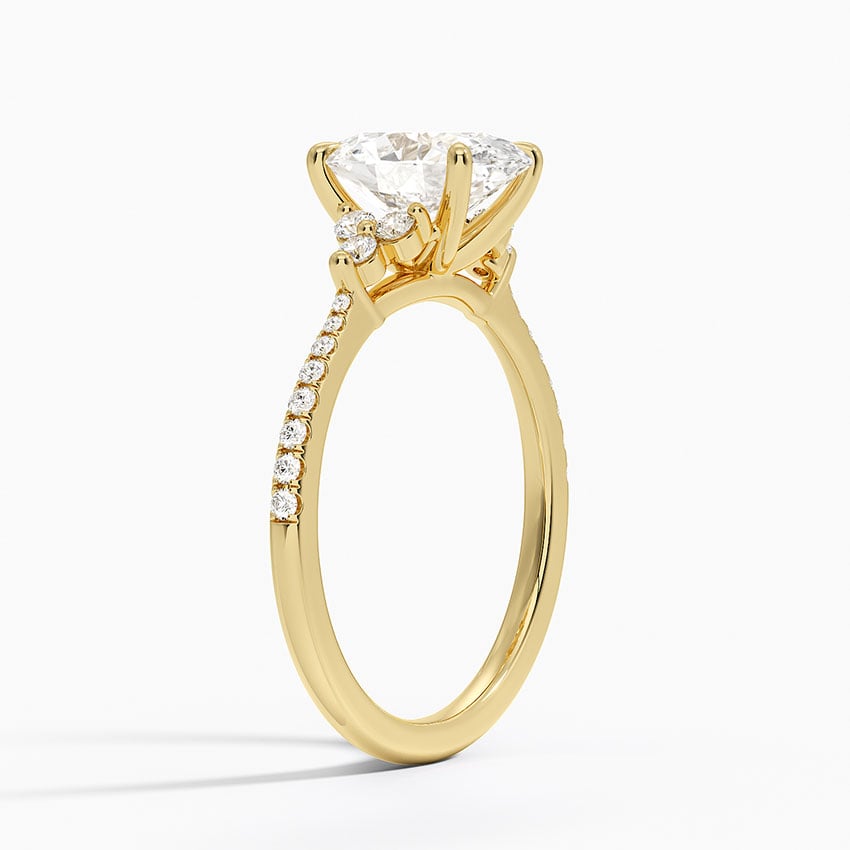 Trio Cluster Pavé Diamond Ring