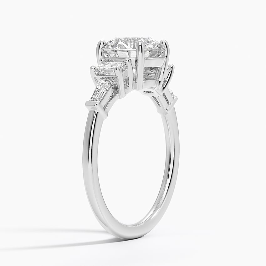 Platinum Cleo Five Stone Diamond Ring
