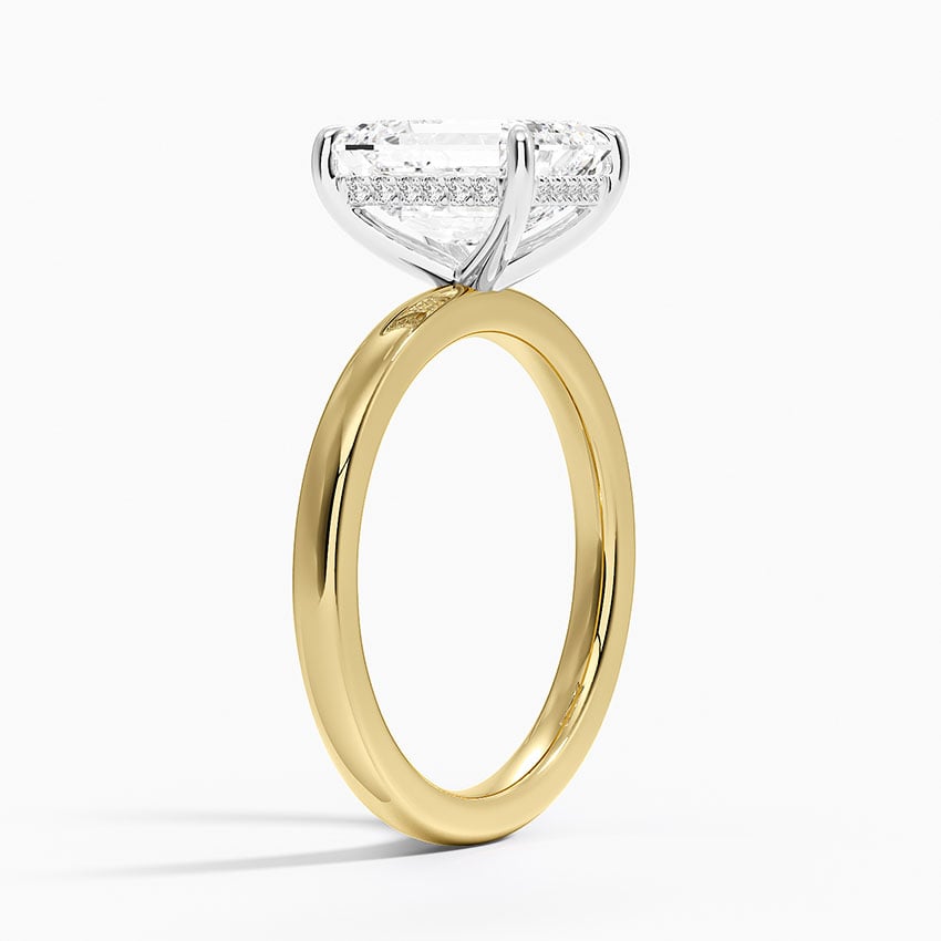 Audrey Mixed Metal 2mm Diamond Ring