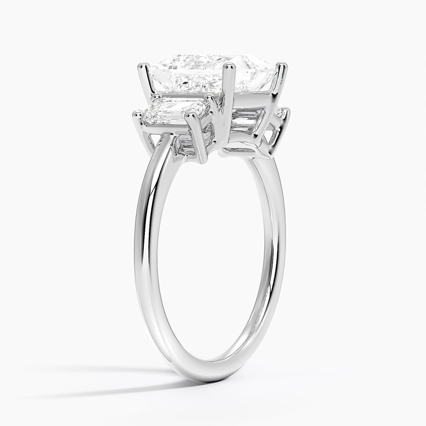 Luxe Rhiannon Three Stone Diamond Ring - Brilliant Earth