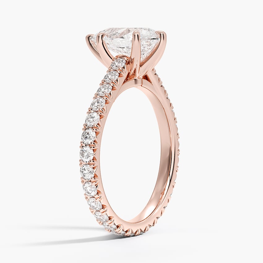 14K Rose Gold Sienna Eternity Diamond Ring