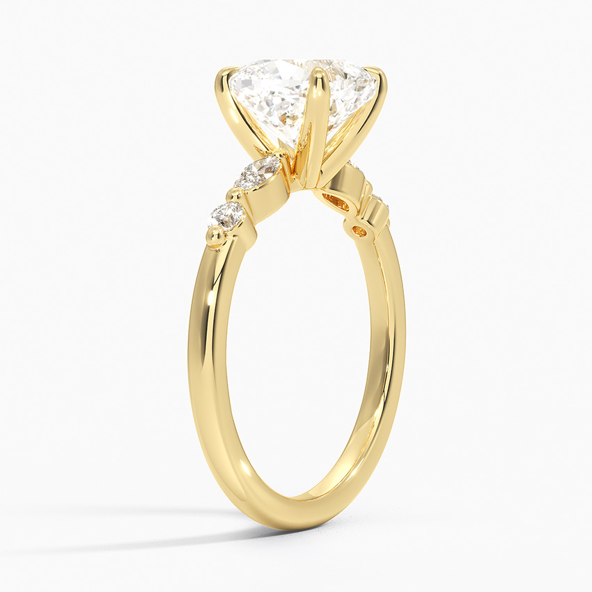 Marquise and Round Diamond Ring