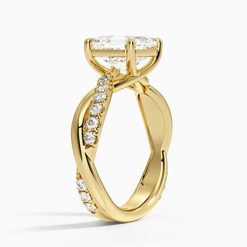Cascade Twisted Diamond Ring