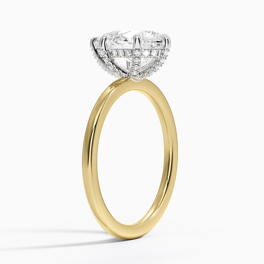 Mixed Metal Lumiere Diamond Ring
