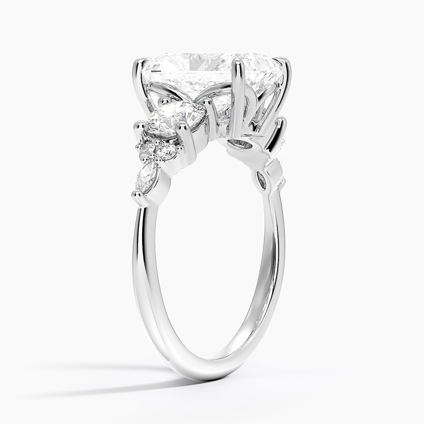 Luxe Nadia Three Stone Diamond Ring