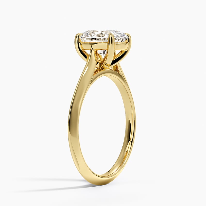 Piper Knife Edge Solitaire Ring
