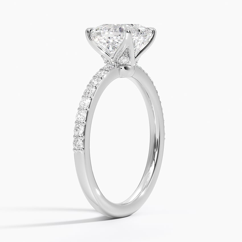 Diamond Accented Engagement Ring