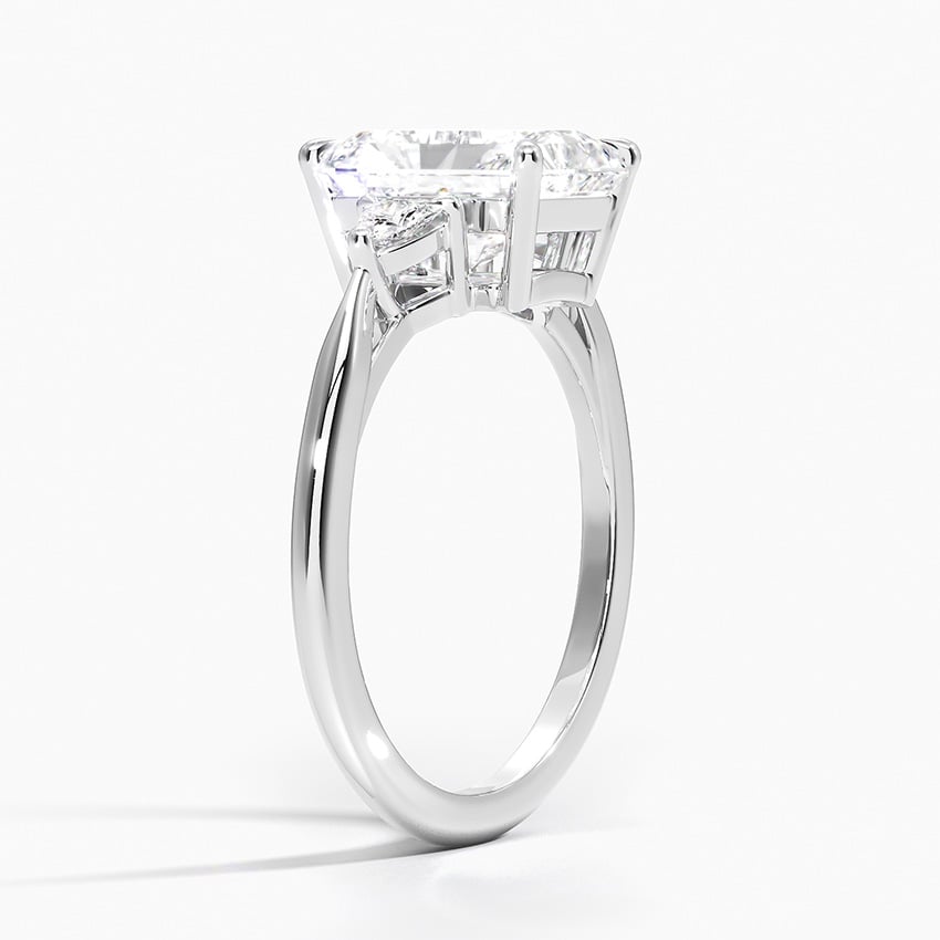 Trillion Three Stone Diamond Ring