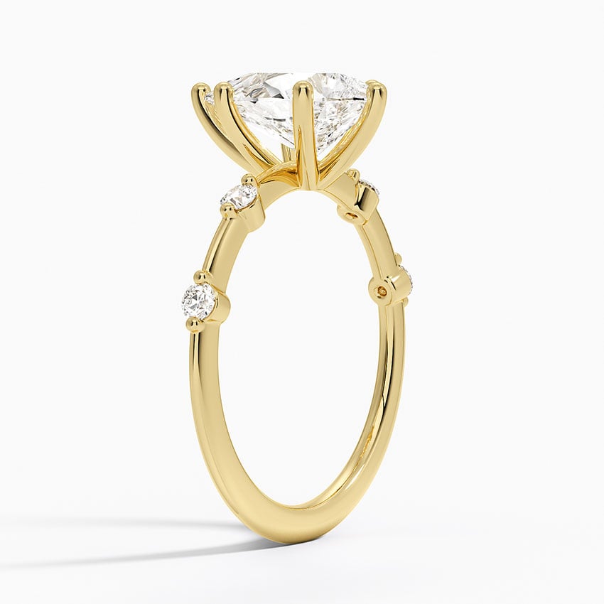 Aimee Diamond Engagement Ring - Spaced Diamond Band