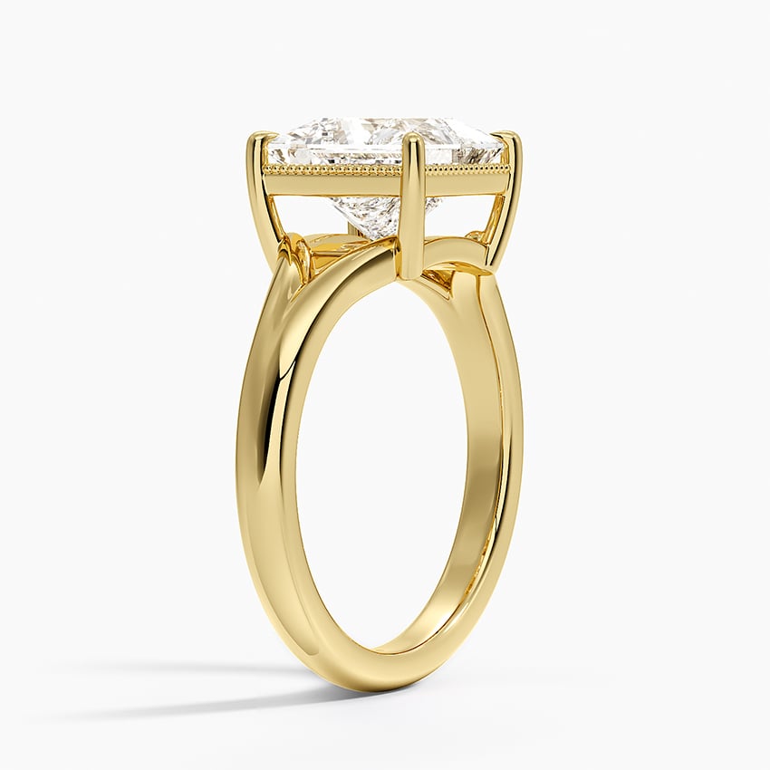 Cora Split Shank Solitaire Ring