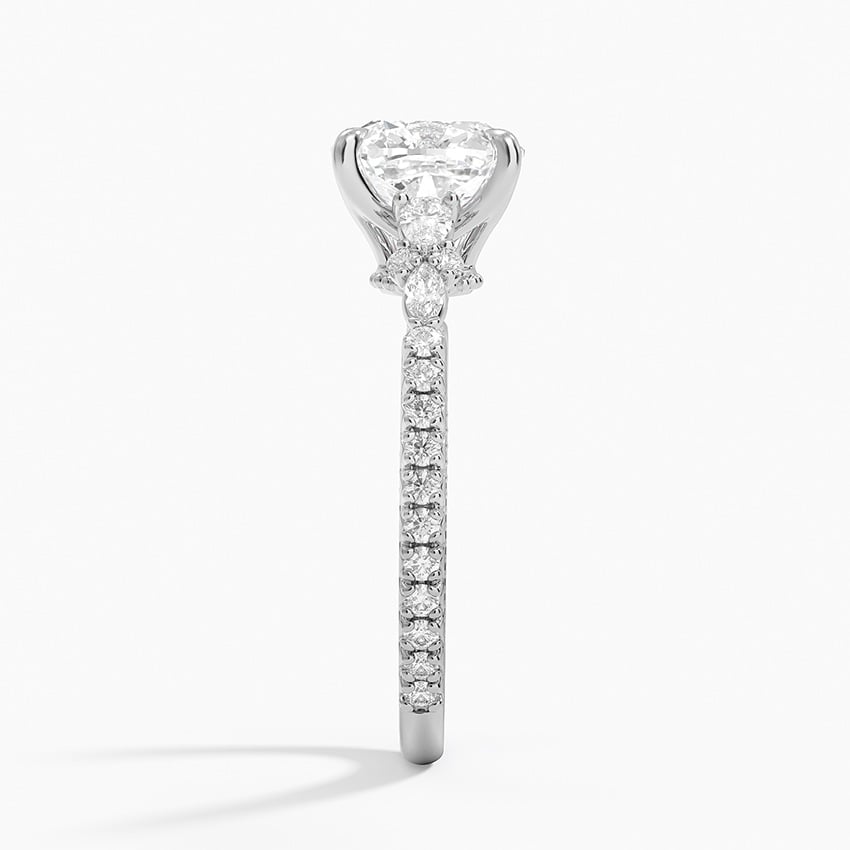 18K White Gold Primrose Diamond Ring