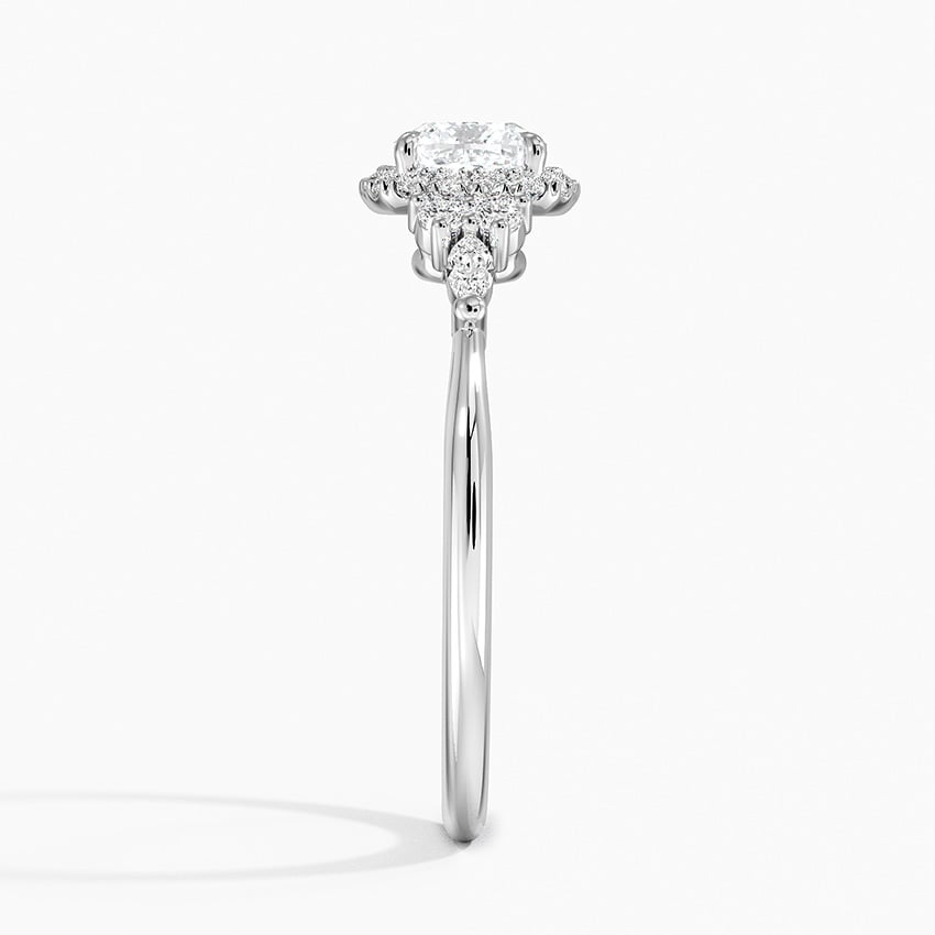Nadia Halo Diamond Ring (1/4 ct. tw.) in Platinum