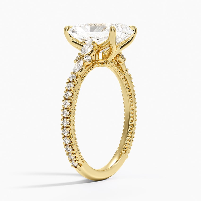 18K Yellow Gold Primrose Diamond Ring