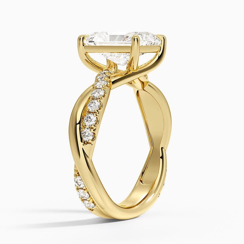 Cascade Twisted Diamond Ring