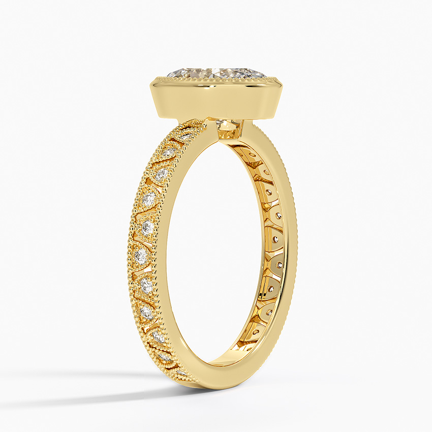 18K Yellow Gold Sinclair Art Deco Diamond Ring (1/6 ct. tw.)