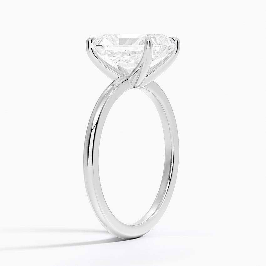 18K White Gold Fairmined 1.5mm Comfort Fit Ring