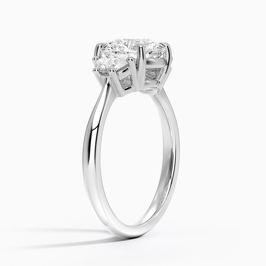Half Moon Three Stone Diamond Ring (1/4 ct. tw.)