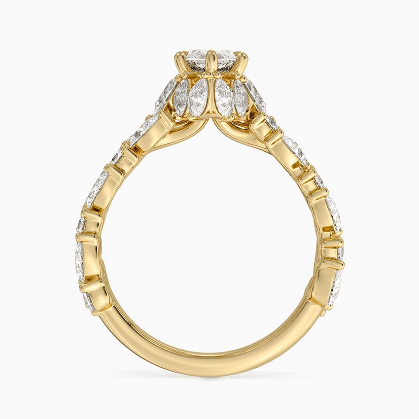 Olivetta Double Row Diamond Ring (2 1/2 ct. tw.) in 18K Yellow Gold