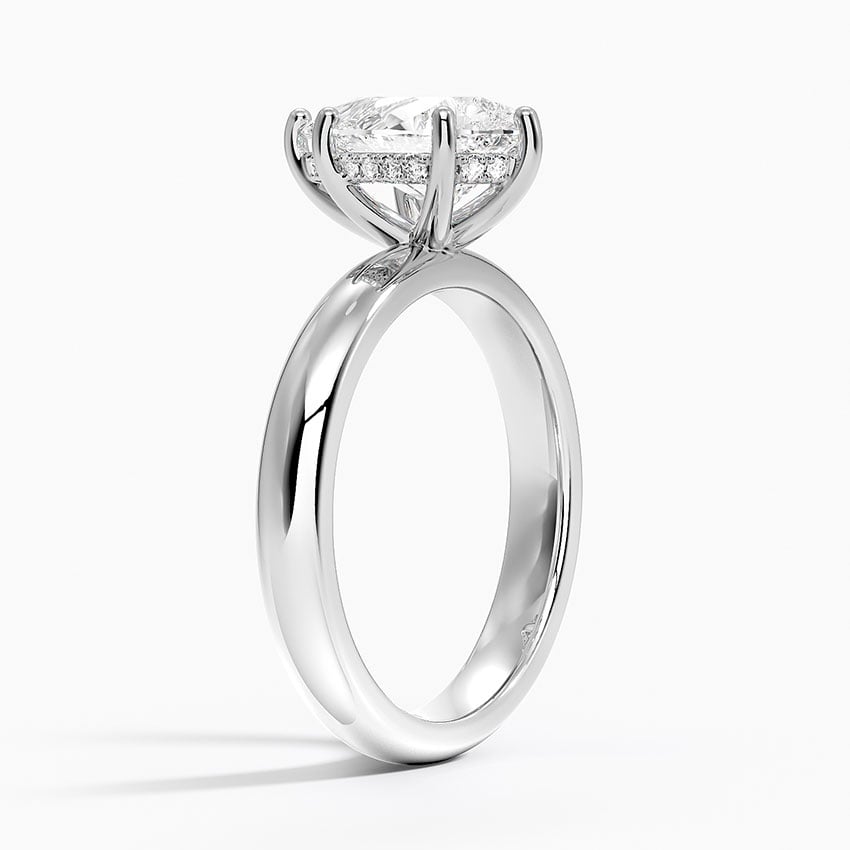 Platinum Sydney Perfect Fit Halo 3mm Diamond Ring