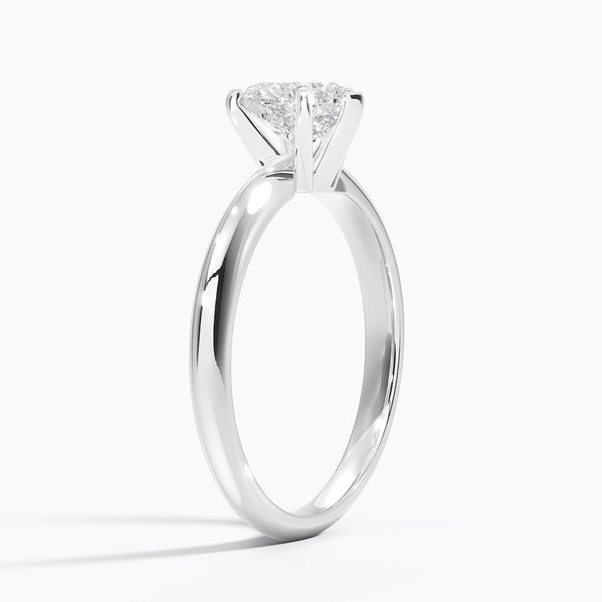 Classic Six-Prong Solitaire Ring in Platinum