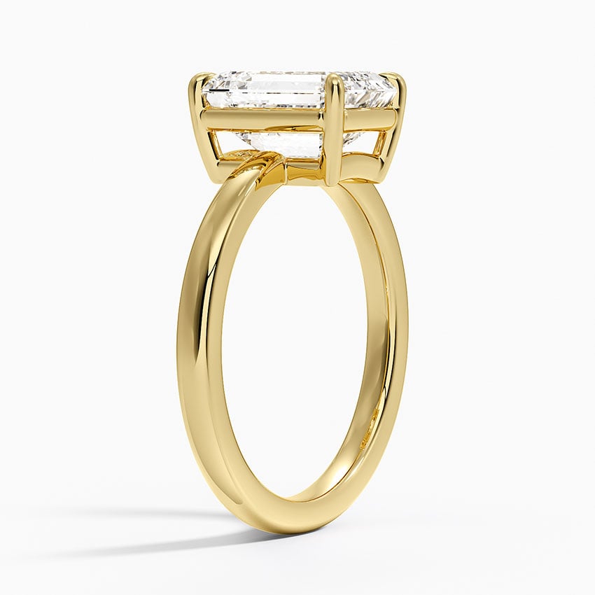 Dara Low-Profile Solitaire Ring