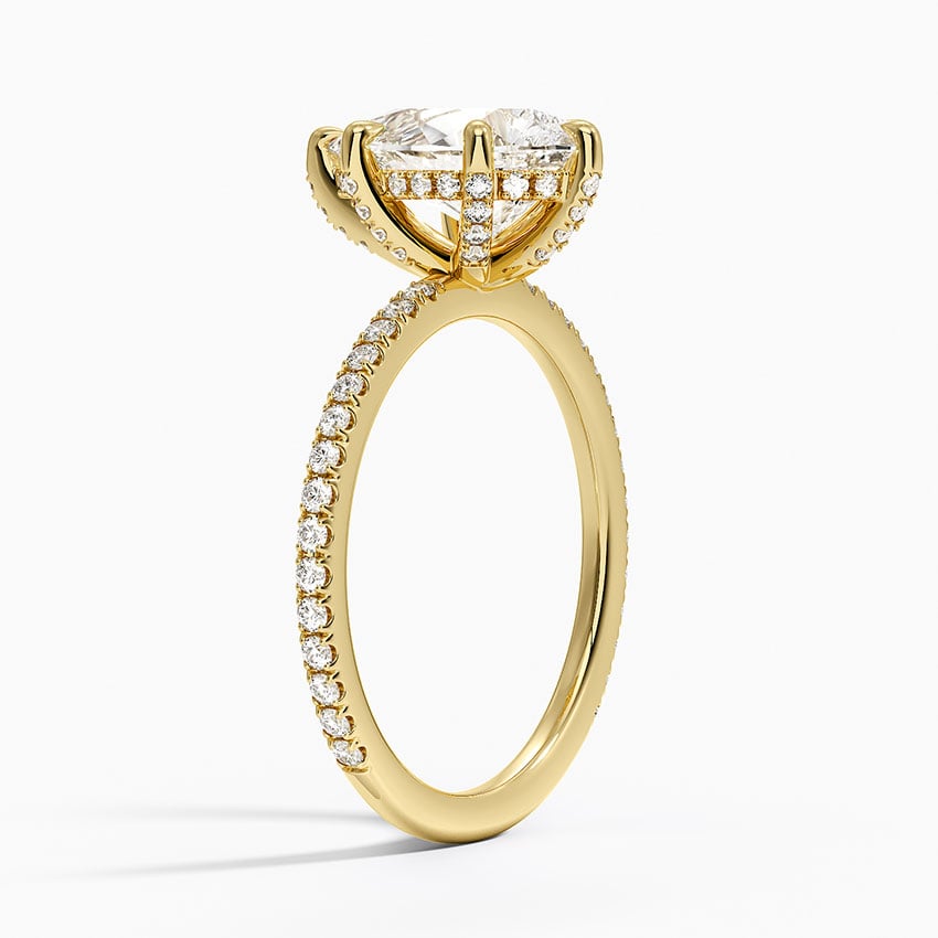 18K Yellow Gold Luxe Viviana Six-Prong Diamond Ring (1/3 ct. tw.)