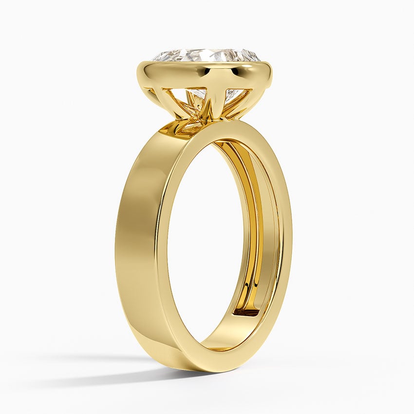 Peyton Bezel Diamond Solitaire Ring