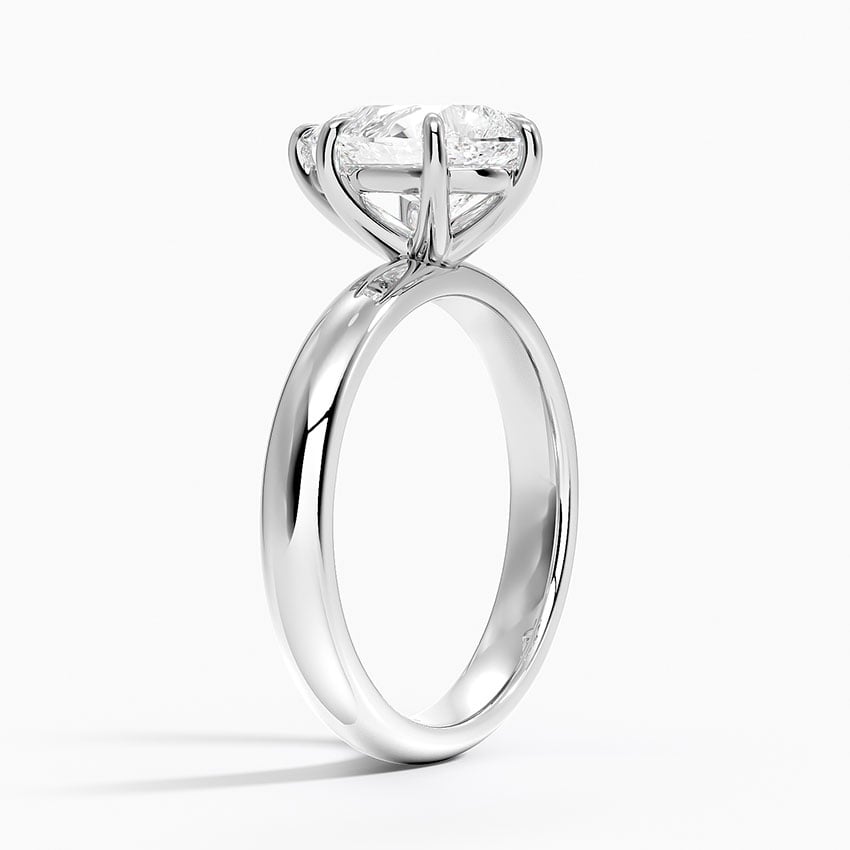 18K White Gold Audrey Perfect Fit 3mm Solitaire Ring