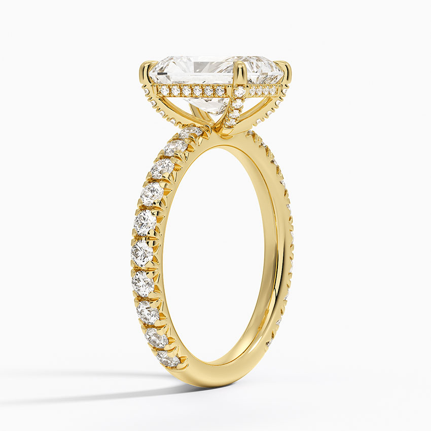 18K Yellow Gold Olympia Diamond Ring