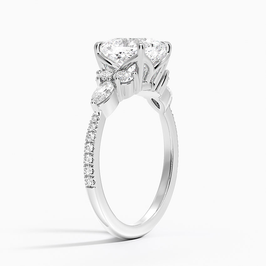 Platinum Luxe Nadia Pavé Diamond Ring (1/2 ct. tw.)