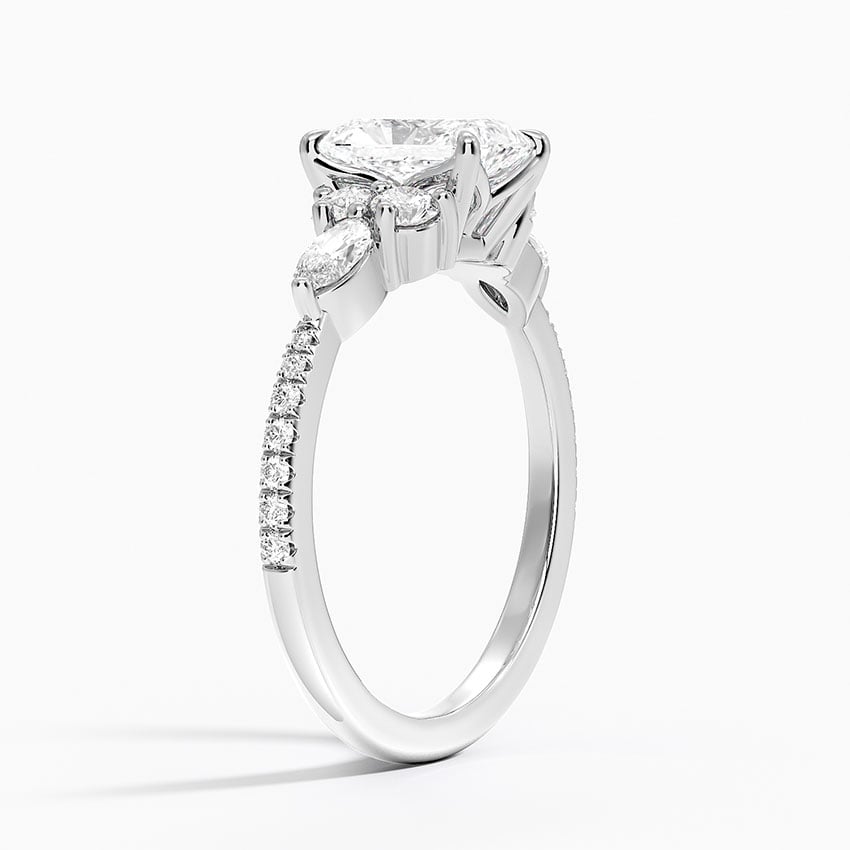 18K White Gold Luxe Nadia Pavé Diamond Ring (1/2 ct. tw.)