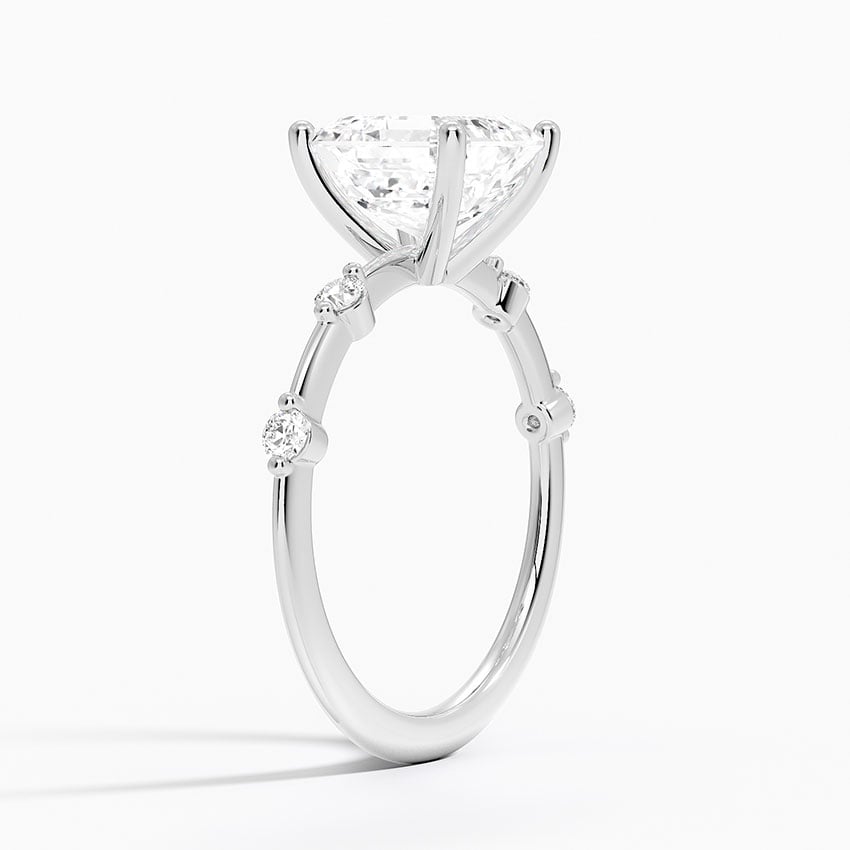 18K White Gold Aimee 1.4mm Diamond Ring