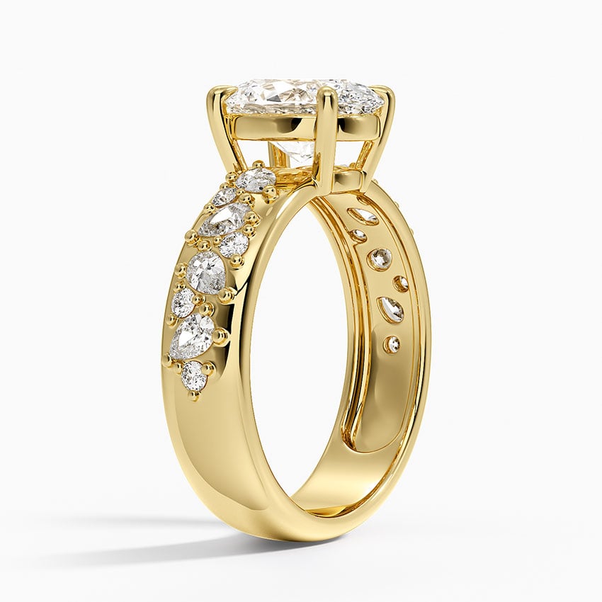 Mosaic Olivetta Three-Quarter Coverage Diamond Ring