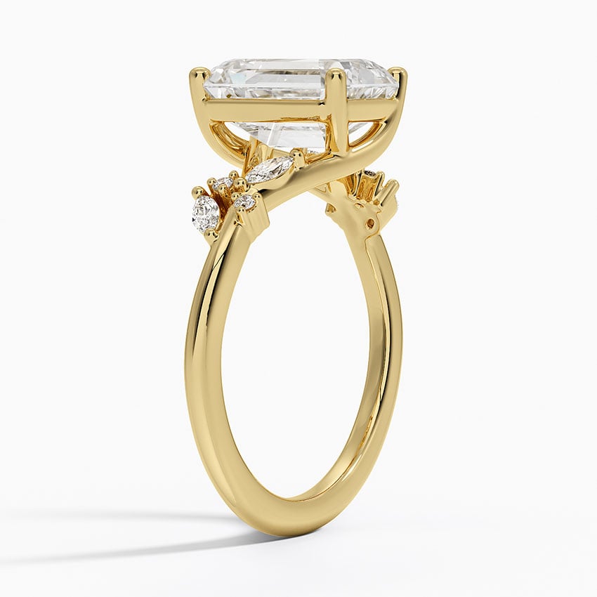 Marquise Cluster Engagement Ring - Arden