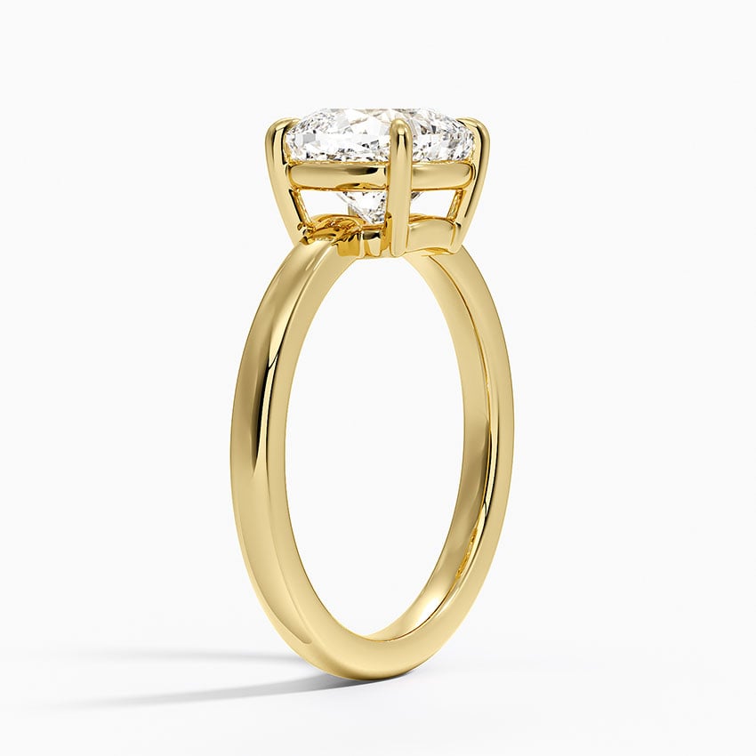 Dara Low-Profile Solitaire Ring